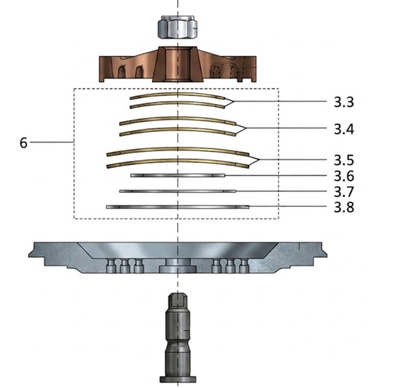 Discharge Valve Reed & Spring Set 2038031
